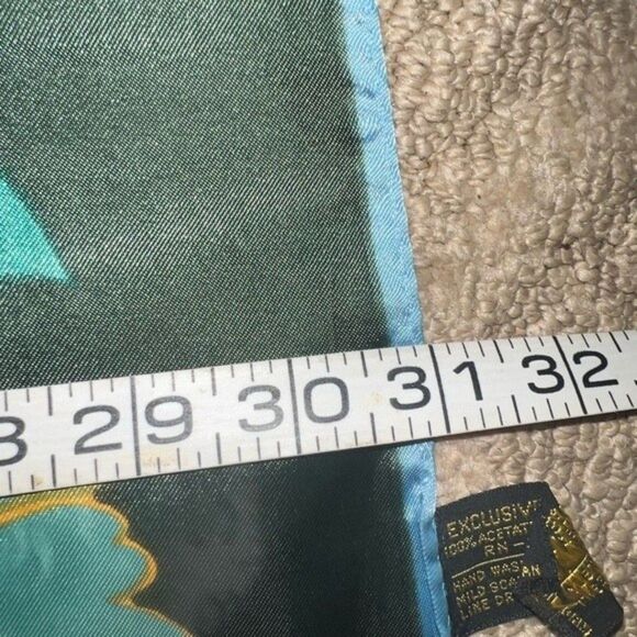 Vintage Exclusive Design Women's Scarf/Wrap | RN34191 | Rolled Hem - Picture 4 of 4